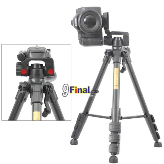 QZSD Q111 ҵ Ǻ Professional Aluminium Tripod Camera Accessories Stand with Pan Head for Dslr - ꡷ٻ ͻԴ˹ҵҧ