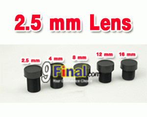 Board Lens 2.5 mm for cctv camera 1/3" 130 degree - ꡷ٻ ͻԴ˹ҵҧ