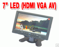 7 inch LED Monitor with VGA/HDMI/AV input model 708HD