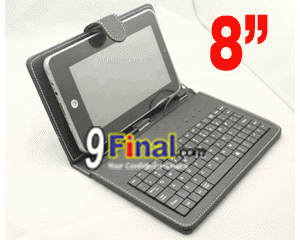 Leather Case For MID 8" ( Tablet PC) with Keyboard USB - ꡷ٻ ͻԴ˹ҵҧ