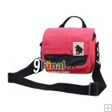 Soudelor Camera Bag กระเป๋ากล้อง DSLR /MirrorLess ผ้า Canvas รุ่น 1682S - Pink Color