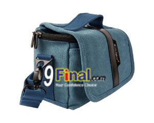 Soudelor Camera Bag ҡͧ DSLR /Mirror Less  Canvas  2001H (Horizontal) - Blue Color - ꡷ٻ ͻԴ˹ҵҧ