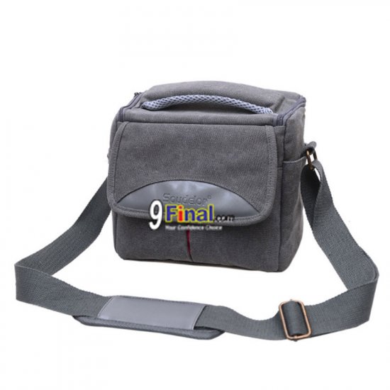 Soudelor Camera Bag ҡͧ digital , MirrorLess Vintage Style  Canvas  6005 -  ( Grey) - ꡷ٻ ͻԴ˹ҵҧ