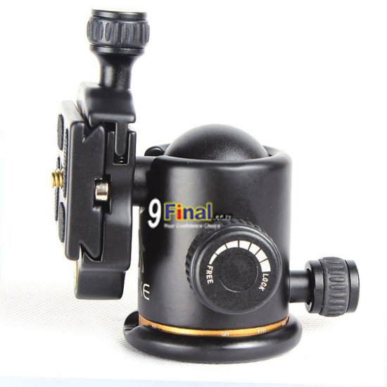 Beike BK-03 Ǻ Aluminum Alloy Tripod ball head / With Quick Release Plate - ꡷ٻ ͻԴ˹ҵҧ