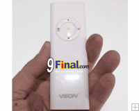 VSON V858 Wireless Presenter and laser Pointer, Fasion Design , Slim ( white color)