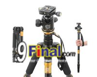 QZSD Q666 With HeadBall Q-02 ҵҪվ 2 in 1 Tripod + Monopod For Canon Pentax Sony Olympus DSLR Camera