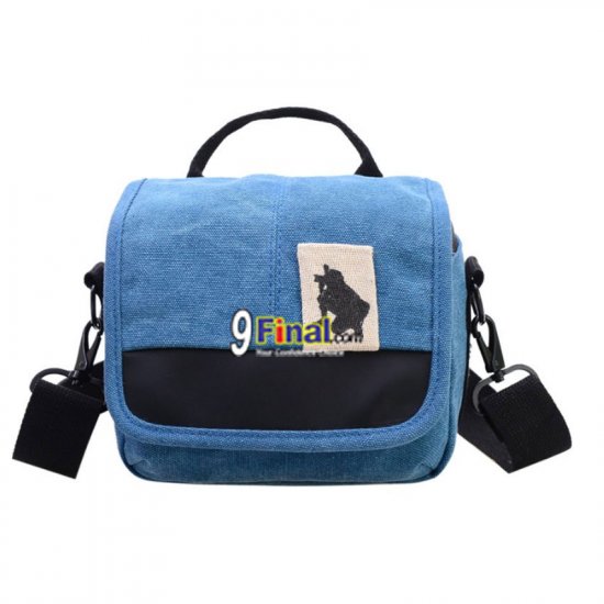 Soudelor Camera Bag ҡͧ DSLR /MirrorLess  Canvas  1682S - Blue Color - ꡷ٻ ͻԴ˹ҵҧ