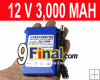 Super Polymer Lithium - Ion Battery 12 V 3,000 Mah for LCD Monitor & Electronics Device Super Polymer Lithium - Ion Battery 12 V 3,000 Mah for LCD Monitor & Electronics Device