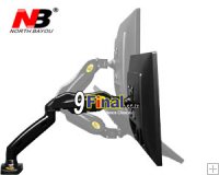 NB F80 Gas Strut Desktop Single Monitor Stand ขาตั้งจอ led, LCD ขาแขวนจอ LCD Stand Support 17" -27" ( Black)