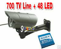 SONY Super HAD CCD 1/3" EFFIO 4140 + 673 with IR LED 48 PCS 700 TV line Black Color