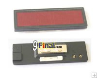 LED Moving Name Board B1248 Series Size 101.6 mm*33mm*5(T)mm (Red Bonder Color) with battery Backup