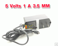 DC Power Adapter 5 Volts 1 Amp ( 3.5 mm)