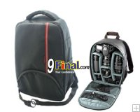 Soudelor Camera Bag Model 1609 ҡͧ  Waterproof Multi-Functional Camera Backpack ( Black-Red)