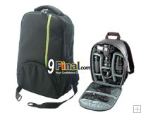 Soudelor Camera Bag Model 1609 ҡͧ  Waterproof Multi-Functional Camera Backpack ( Black-Green)