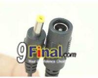 DC Converter Cable (from standard 5.5 mm) female to male 4 mm