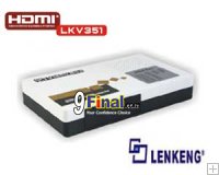LENKENG LKV351 VGA+YPbPr+Audio to HDMI 720p Converter (Scaler)