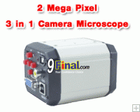 OMYJA 2.0 Mega Pixel 3 in 1 Digital Industrial microscope Camera ( VGA + AV out + USB)