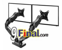 NB F160 Gas Strut Desktop Dual LCD , LED Monitor Stand Support 17 - 27"