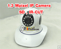 YYL IP Camera H.264 T9317MWP 1.3 Mpixel( Pan/ tilt )with Night Vision 10 M + IR CUT +SD Recorder