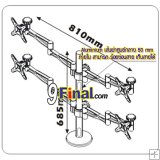 ҵ駨 4  Quad Monitor Aluminium Alloy Model 402 Support 10"-27" LCD LED arm , LCD DeskMount Triple Monitor Stand