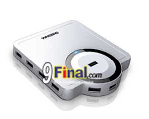 Winstar UH2101 AQUADAM 10 Port High performance USB HUB 2.0 with Power Adapter (White Color) - ꡷ٻ ͻԴ˹ҵҧ