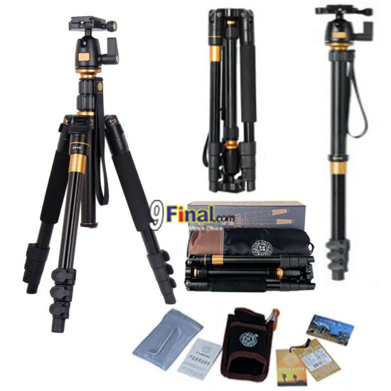 QZSD Q555 Professional Camera DV Tripod Ball Head Universal for Nikon , Canon, Sony Monopod DSLR ҵ駡ͧ  monopod - ꡷ٻ ͻԴ˹ҵҧ