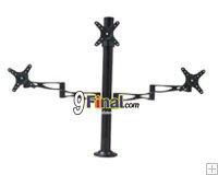 ҵ駨 Triple Monitor Aluminium Alloy Model 302 Support 10"-27" LCD LED arm , LCD DeskMount Triple Monitor Stand