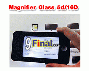Iphone Shape 5D/16D Magnifier Magnifying Glass With Powerful Ultra Bright Four LED - ꡷ٻ ͻԴ˹ҵҧ