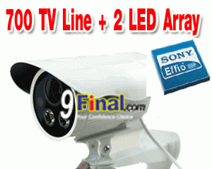 SONY Super HAD CCD 1/3" EFFIO 4140 + 673 with Array LED 2 PCS 700 TV line White Color - ꡷ٻ ͻԴ˹ҵҧ