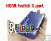 CKL HD83M HDMI Switch 3 Ports with Remote Control CKL HD83M HDMI Switch 3 Ports with Remote Control
