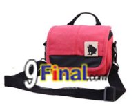 Soudelor Camera Bag กระเป๋ากล้อง DSLR /MirrorLess ผ้า Canvas รุ่น 1682S - Pink Color