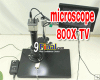 TV Microscope 1/3" Color Sony 420TVL Zoom 800X TV-Out (w/o monitor)
