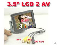 3.5" LCD Monitor AV1/2 (Auto Car Camera) KJ-035XP