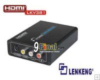 LENKENG LKV381 HDMI to AV (Composite Video/S-Video+Stereo Audio) Converter