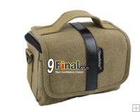 Soudelor Camera Bag ҡͧ DSLR /Mirror Less  Canvas  2001H (Horizontal) - Brown Color