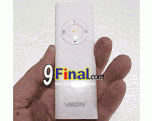 VSON V858 Wireless Presenter and laser Pointer, Fasion Design , Slim ( white color) - คลิ๊กที่รูป เพื่อปิดหน้าต่าง