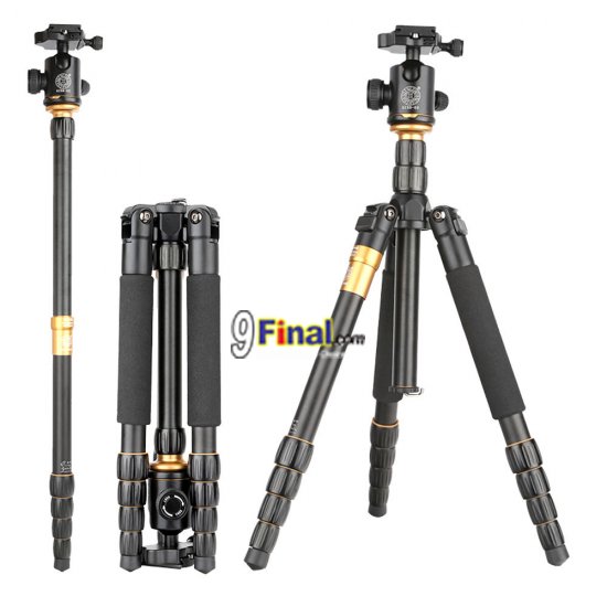 QZSD Q666 With HeadBall Q-02 ҵҪվ 2 in 1 Tripod + Monopod For Canon Pentax Sony Olympus DSLR Camera - ꡷ٻ ͻԴ˹ҵҧ