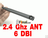 2.4 Ghz (2400-2483) Wireless LAN Antenna 6 DBI (SMA Connecter)