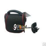 Soudelor BAG กระเป๋ากล้อง Digital / กล้อง Mirrorless รุ่น 1204S (Black- Red)