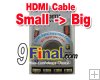 HDMI Cable (standard --> mini hdmi) with blister package 1.8 meter for Tablet PC & MID & Electronic Device HDMI Cable (standard --> mini hdmi) with blister package 1.8 meter for Tablet PC & MID & Electronic Device