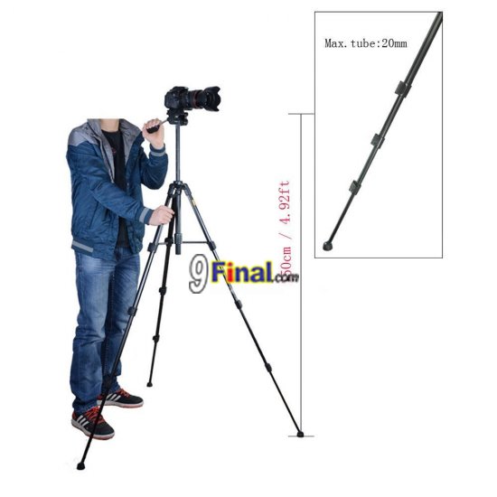 QZSD Q111 ҵ Ǻ Professional Aluminium Tripod Camera Accessories Stand with Pan Head for Dslr - ꡷ٻ ͻԴ˹ҵҧ