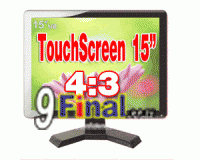 LCD Monitor 15" with Touchscreen KJ-1501T (VGA + TOUCH SCREEN)