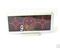 LED Message Board C1648 Series Size 210 mm*110mm*21 mm Support THAI ( Red)