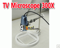 Digital Microscope with TV OUT 420 TV line 10x-300x , 6LED, 4G Lens