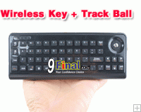 2 in 1! 2.4G Mini Handheld Wireless Keyboard + Trackball Mouse QWERTY model AK810S
