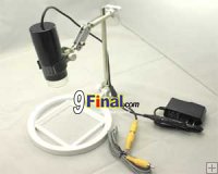 Digital MicroScope AV 420 TV line 10x-260x 8 LED Len 4G Adjust Brightness