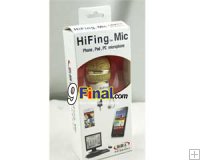 HIFING Microphone 3 in 1 for IOS , windows & Android (White Color) Free ..BAG