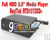 Measy A8HD2 Network HDD Media Player RTD1073 support hot plug 2.5" HDD (Support THAI) Measy A8HD2 Network HDD Media Player RTD1073 support hot plug 2.5" HDD (Support THAI)