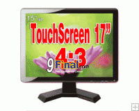 LCD Monitor 17" with Touchscreen KJ-1701T (VGA + TOUCH SCREEN)