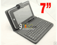 Leather Case For MID 7" ( Tablet PC) with Keyboard USB